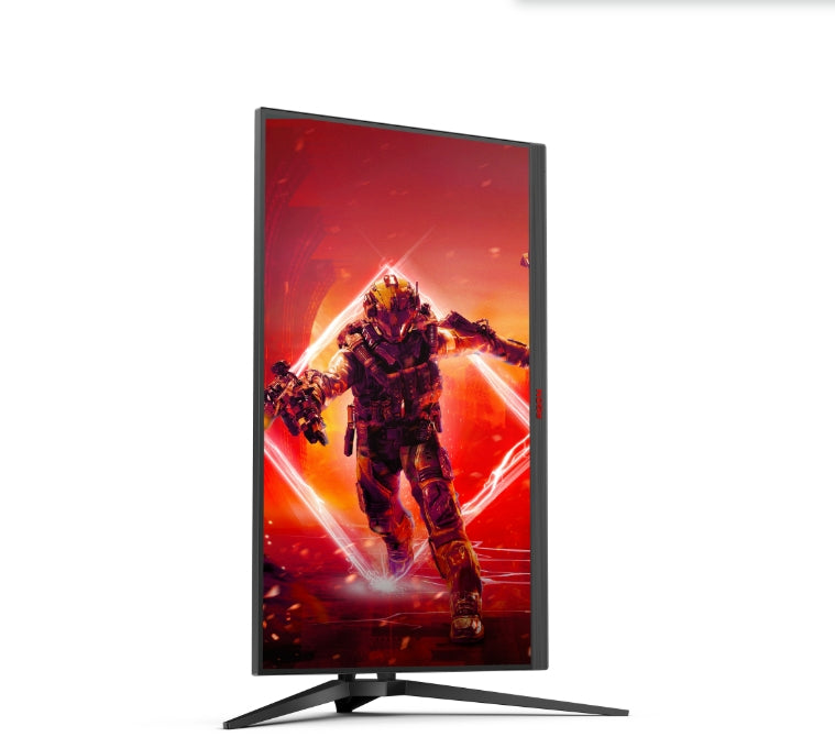 AOC AG325QZN/EU, 31.5" Fast VA WLED, 2560x1440@240Hz, 1ms GtG, 0.5ms MPRT, 400cd m/2, 4000:1, 80M:1 DCR, Adaptive Sync, FlickerFree, Tilt, Height Adjust, Pivot, Swivel, 2xHDMI, 2xDP, USB хъб