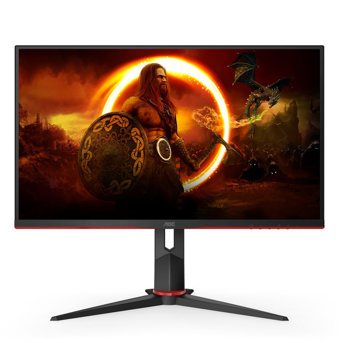 AOC Q27G2U/BK 27 VA WLED 2560x1440 144Hz sRGB Покритие 121 1 ms 250 cd/m 178/178 º Подвижна стойка VESA 2xHDMI DP USB хъб