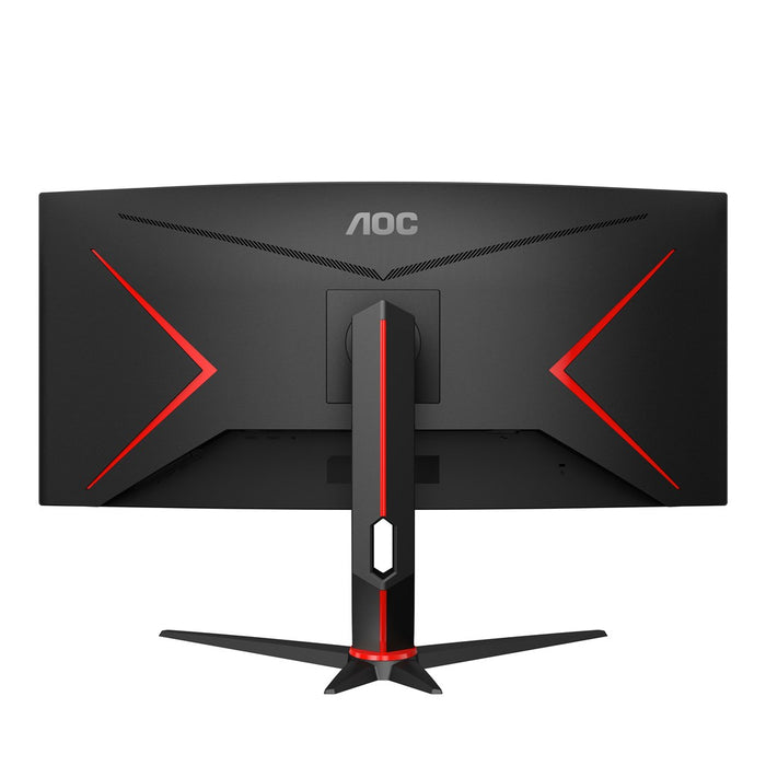 AOC CU34G2X/BK 34 Извит 1500R 21:9 VA, WLED, 3440x1440 144Hz, 4ms, 1ms, 300cd/m2, 3000:1 (80M:1 динамичен), 178/178, sRGB119, Fli