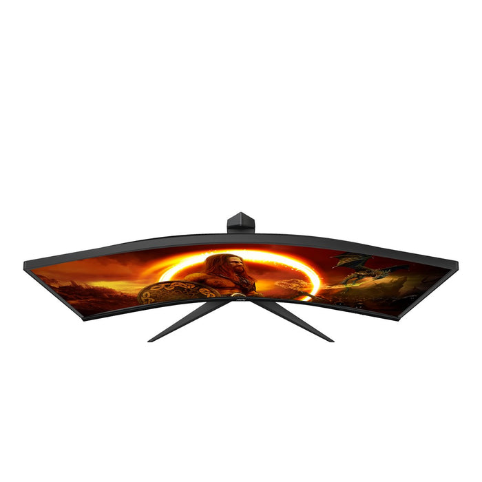AOC CU34G2X/BK 34 Извит 1500R 21:9 VA, WLED, 3440x1440 144Hz, 4ms, 1ms, 300cd/m2, 3000:1 (80M:1 динамичен), 178/178, sRGB119, Fli