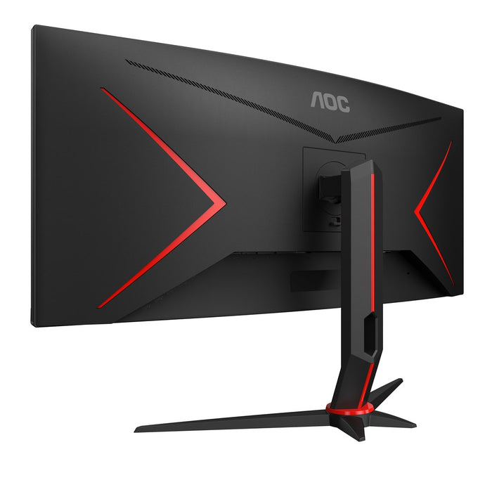 AOC CU34G2X/BK 34 Извит 1500R 21:9 VA, WLED, 3440x1440 144Hz, 4ms, 1ms, 300cd/m2, 3000:1 (80M:1 динамичен), 178/178, sRGB119, Fli
