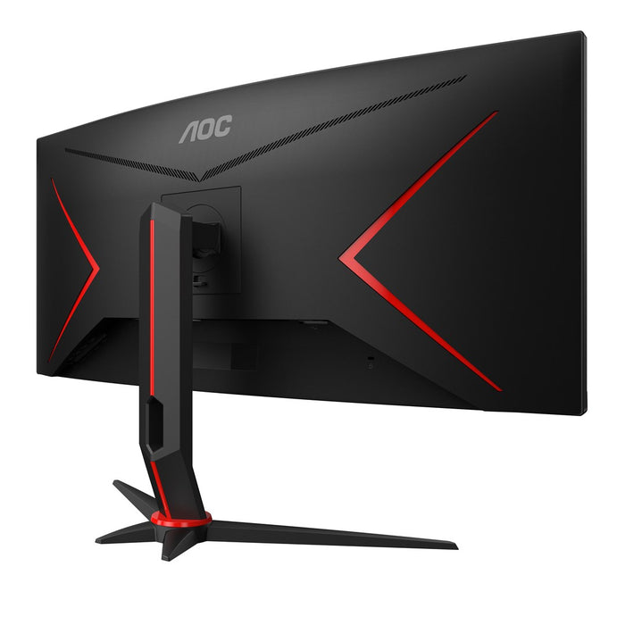 AOC CU34G2X/BK 34 Извит 1500R 21:9 VA, WLED, 3440x1440 144Hz, 4ms, 1ms, 300cd/m2, 3000:1 (80M:1 динамичен), 178/178, sRGB119, Fli