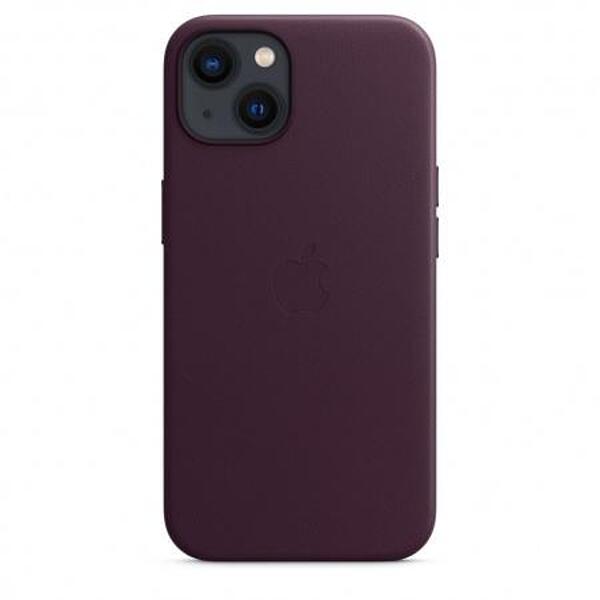 Калъф Apple iPhone 13 Leather Dark Cherry mm143