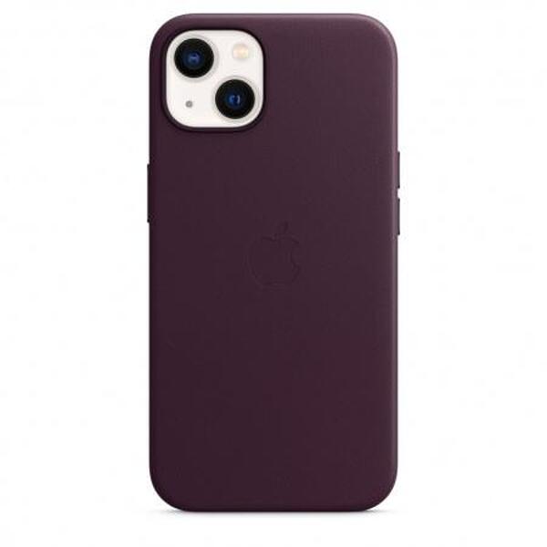 Калъф Apple iPhone 13 Leather Dark Cherry mm143