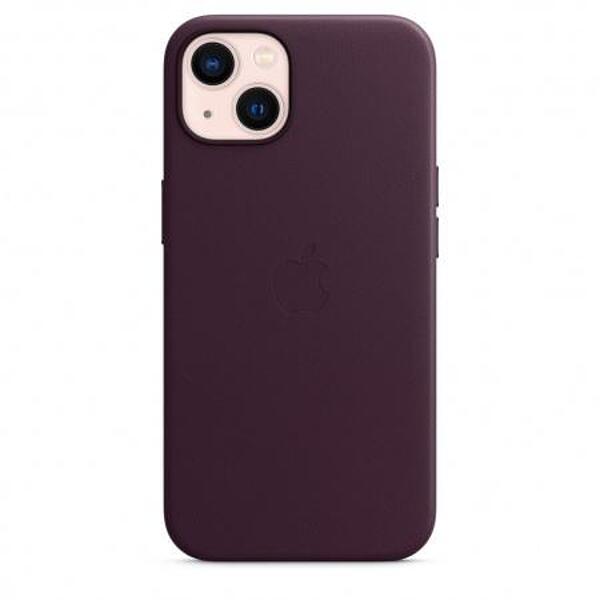 Калъф Apple iPhone 13 Leather Dark Cherry mm143