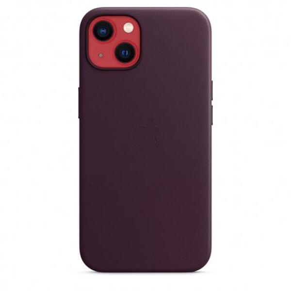 Калъф Apple iPhone 13 Leather Dark Cherry mm143