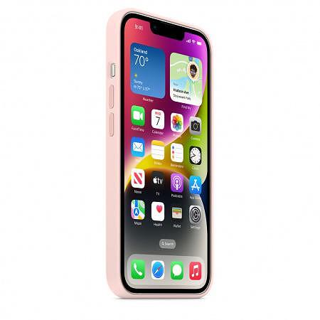 Калъф Apple iPhone 14 Silicone Pink mprx3