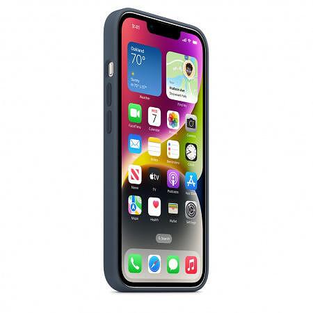 Калъф Apple iPhone 14 Silicone Storm Blue mprv3