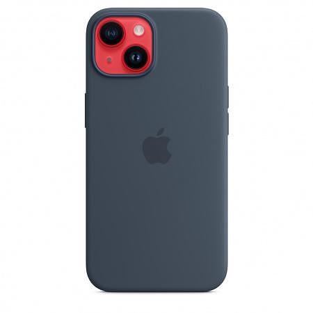 Калъф Apple iPhone 14 Silicone Storm Blue mprv3