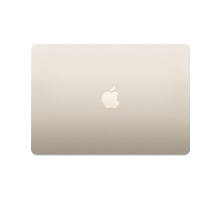 Apple 15-инчов MacBook Air: Apple M3 чип с 8-ядрен процесор и 10-ядрен графичен процесор, 16GB, 256GB SSD - Starlight