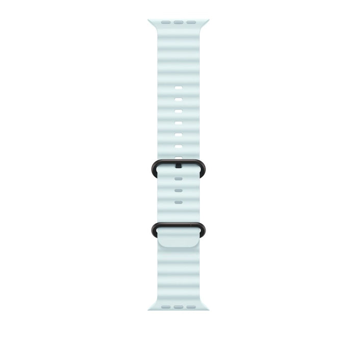 Apple Watch 49mm Каишка: Ice Blue Ocean Каишка - Черно титаниево покритие