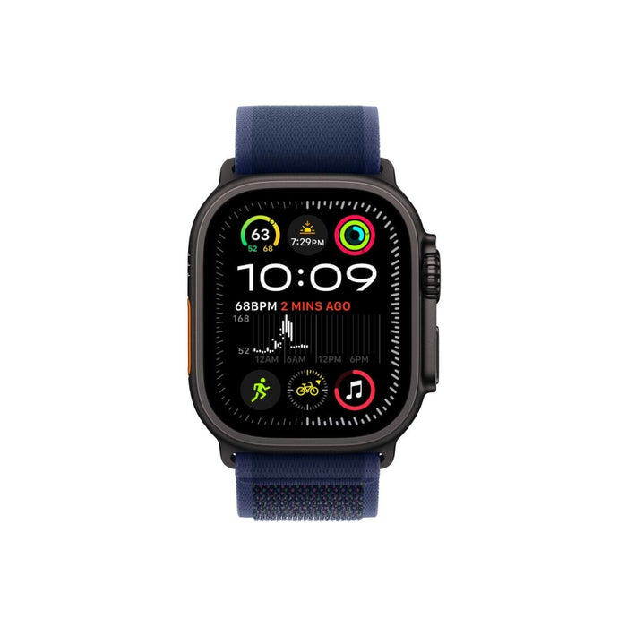 Apple Watch 49mm Loop: Blue Trail Loop - S/M - Черно титаниево покритие