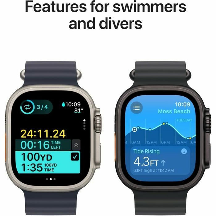 Смарт часовник Apple watch ultra 2 gps Черен 49 mm
