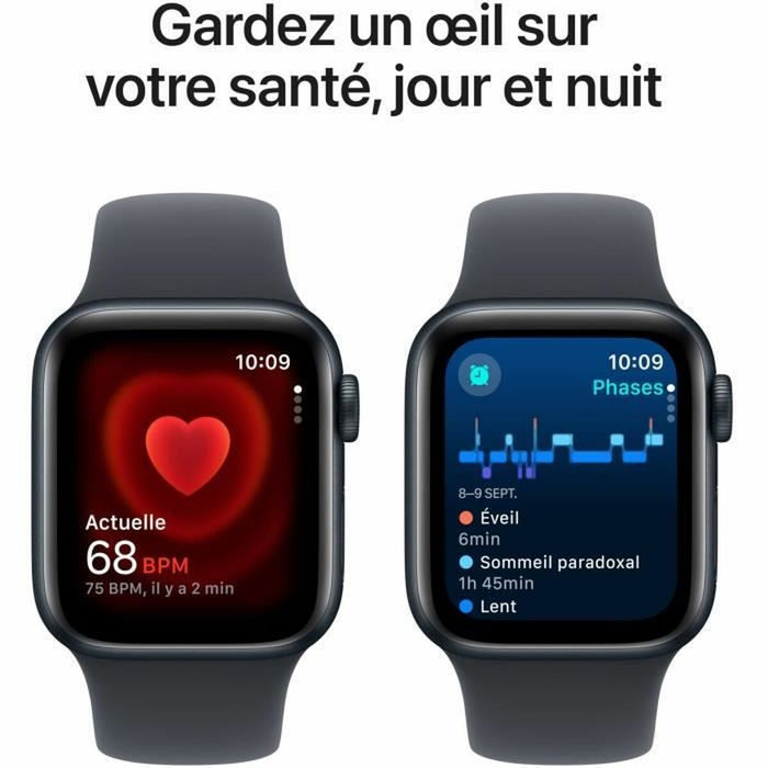 Смарт часовник Apple SE (2024) Черен 40 mm