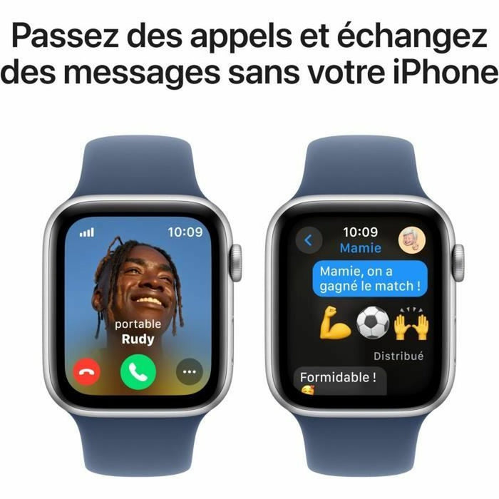 Смарт часовник Apple Watch SE Син Сребрист Ø 44 mm