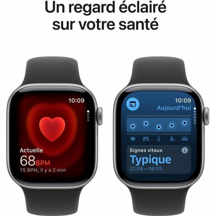 Смарт часовник Apple Черен Сив