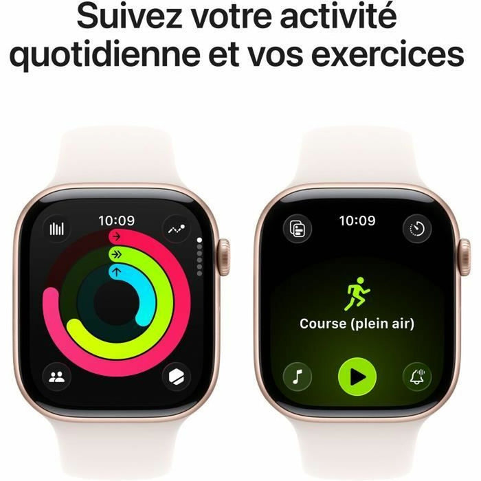 Смарт часовник Apple Розов Розово Златист 46 mm