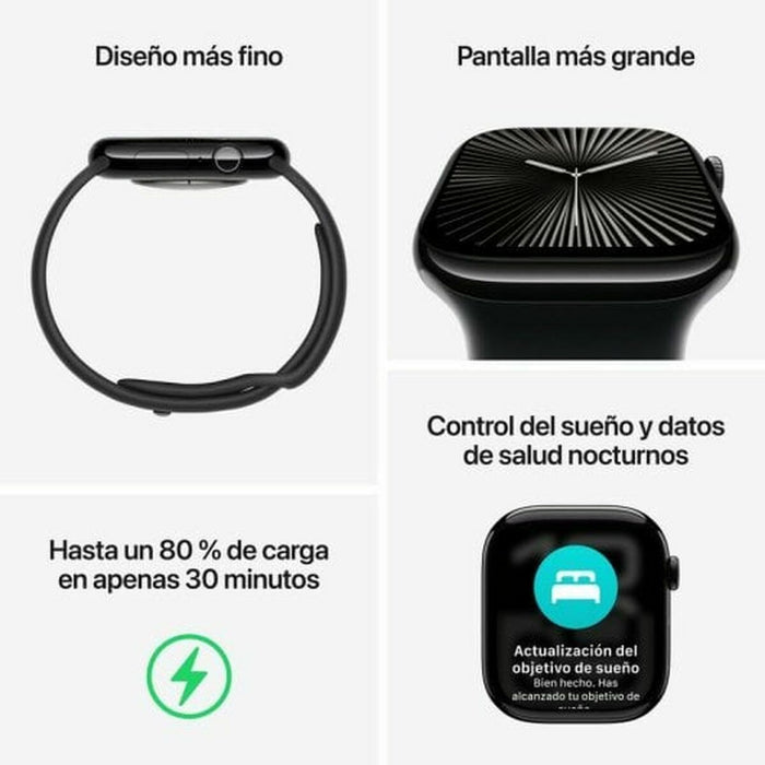 Смарт часовник Apple MWWF3QL/A 42 mm Черен