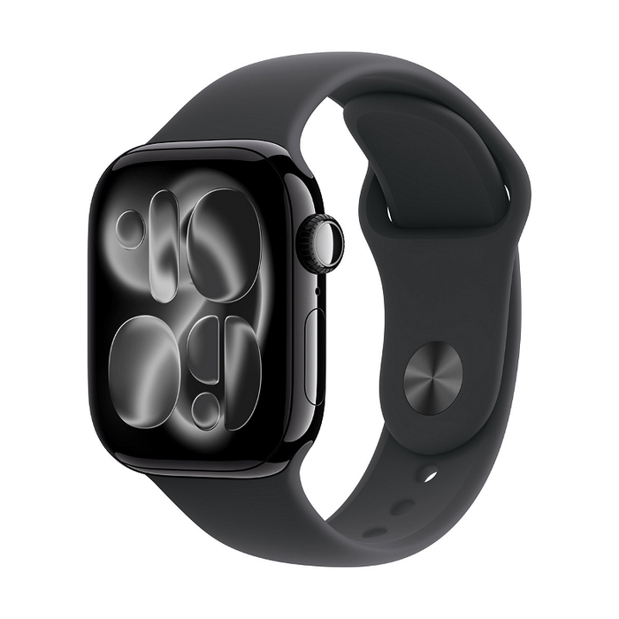 Смарт часовник Apple Watch 11 42mm Jet Black/Black Band S/M meqt4