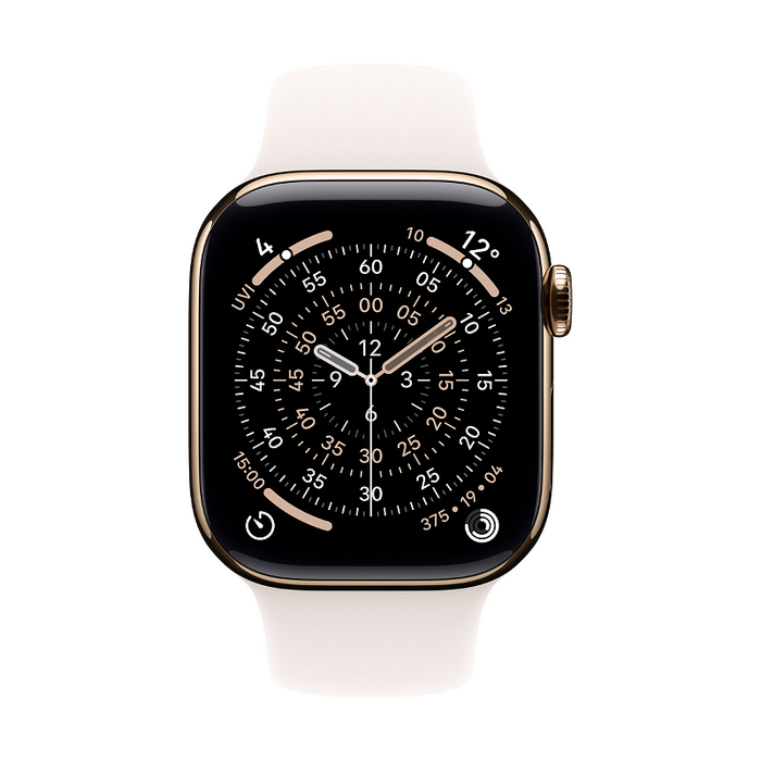 Смарт часовник Apple Watch 11 Cell 42mm Gold/Light Band S/M mf8w4