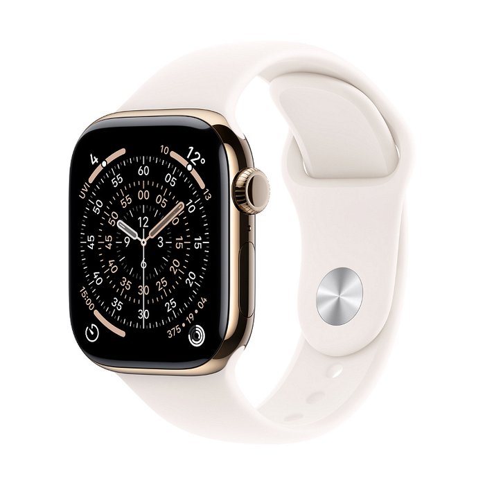 Смарт часовник Apple Watch 11 Cell 42mm Gold/Light Band S/M mf8w4