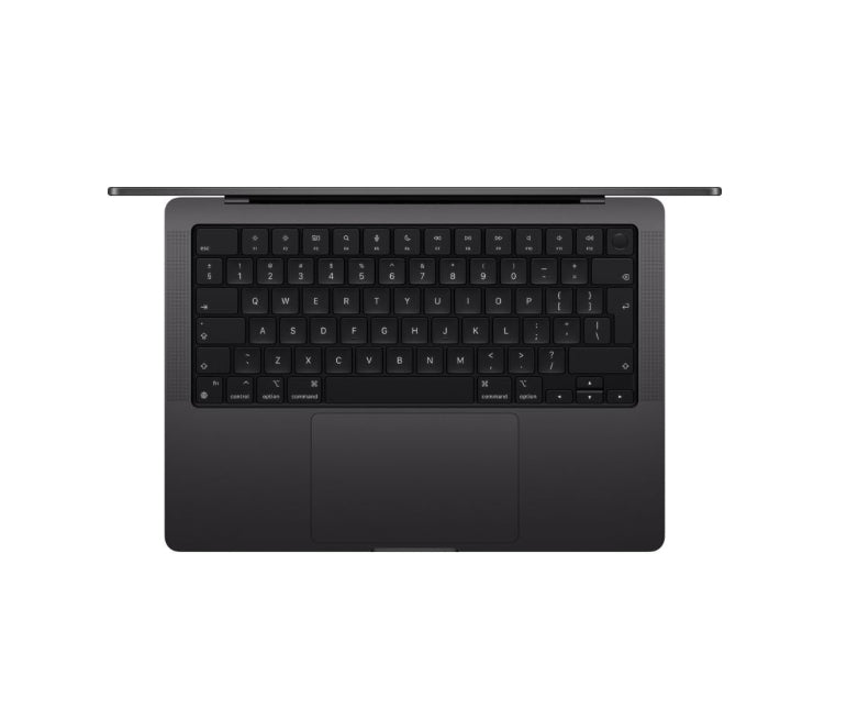 Apple 14-инчов MacBook Pro: Apple M4 чип с 10-ядрен CPU и 10-ядрен GPU, 16GB, 512GB SSD - Space Black, BG клавиатура