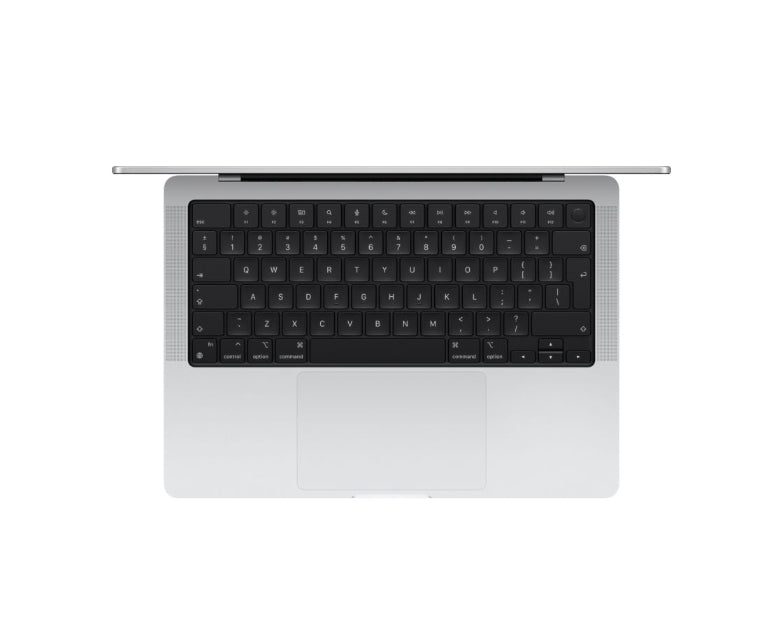 Apple 14-инчов MacBook Pro: Apple M4 чип с 10-ядрен процесор и 10-ядрен графичен процесор, 16GB, 1TB SSD - сребрист, американска клавиатура