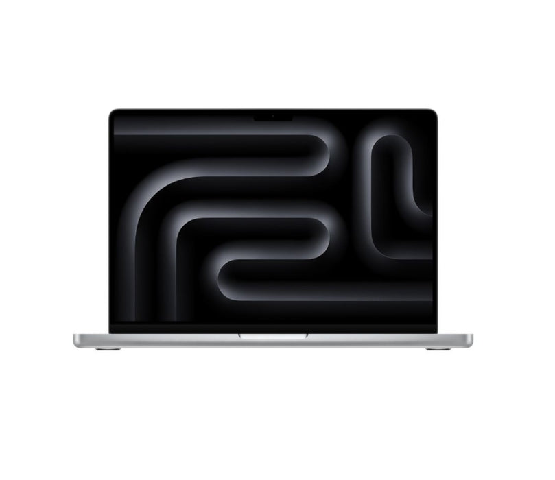 Apple 14-инчов MacBook Pro: Apple M4 Pro чип с 12-ядрен процесор и 16-ядрен графичен процесор, 24GB, 512GB SSD - сребриста американска клавиатура