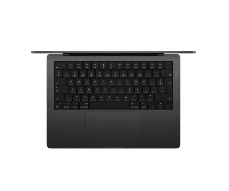 Apple 14-инчов MacBook Pro: Apple M4 Pro чип с 12-ядрен CPU и 16-ядрен GPU, 48GB, 512GB SSD - Space Black