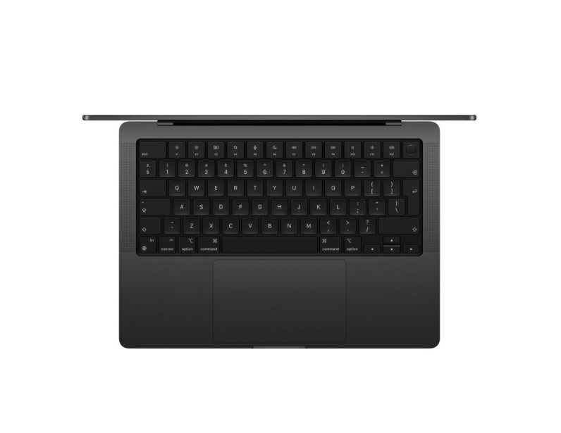Apple 14-инчов MacBook Pro: чип Apple M4 с 10-ядрен процесор и 10-ядрен графичен процесор, 24GB, 1TB SSD - Space Black, US клавиатура