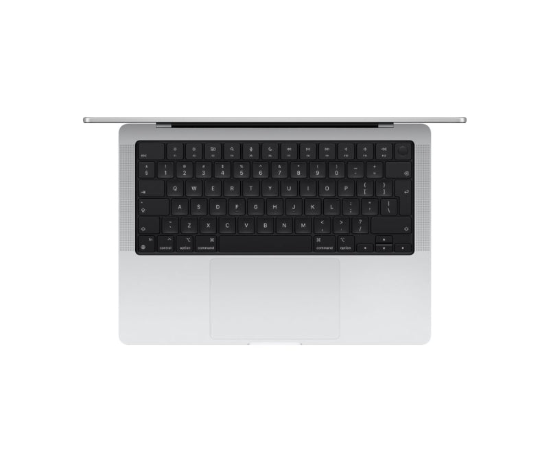 Apple 14-инчов MacBook Pro: Apple M4 чип с 10-ядрен процесор и 10-ядрен графичен процесор, 24GB, 1TB SSD - сребрист, американска клавиатура