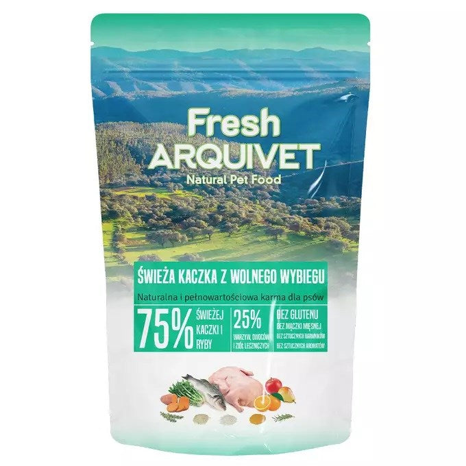 ARQUIVET Fresh Duck and fish - суха храна за кучета - 100гр