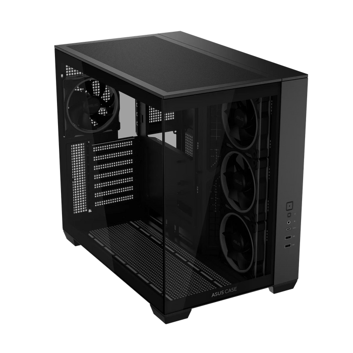 Кутия ASUS A32 PLUS Tempered Glass + 4 ARGB Вентилатора - Black