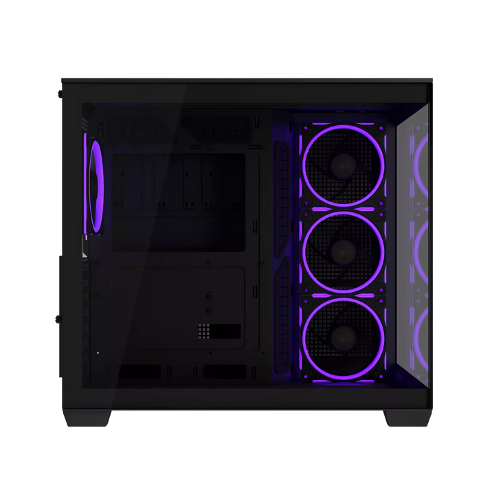 Кутия ASUS A32 PLUS Tempered Glass + 4 ARGB Вентилатора - Black