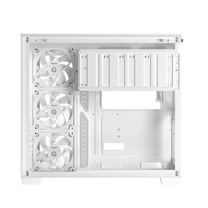 Кутия ASUS A32 PLUS Tempered Glass + 4 ARGB Вентилатора - White