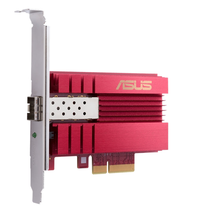 Asus PCIe адаптер, XG-C100F, 10GBase-T PCIe SPF+ порт за предаване на оптични влакна и DAC кабел, вградена QoS технология