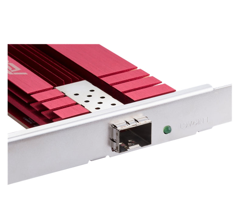 Asus PCIe адаптер, XG-C100F, 10GBase-T PCIe SPF+ порт за предаване на оптични влакна и DAC кабел, вградена QoS технология
