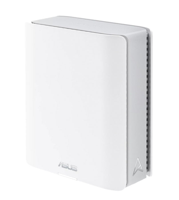 Asus Mesh WiFi система, ZenWiFi BT8 1PK, BE14000, Tri-Band, покритие до 280m2, Tri-Core 1.8GHz CPU, 128MB/1GB Flash/RAM, 2.5G dual-port, Smart Home Master SSIDs, AiProtection Pro, Adaptive QoS, VPN сървър/клиент, IPTV, OFDMA, AiMesh, бяло