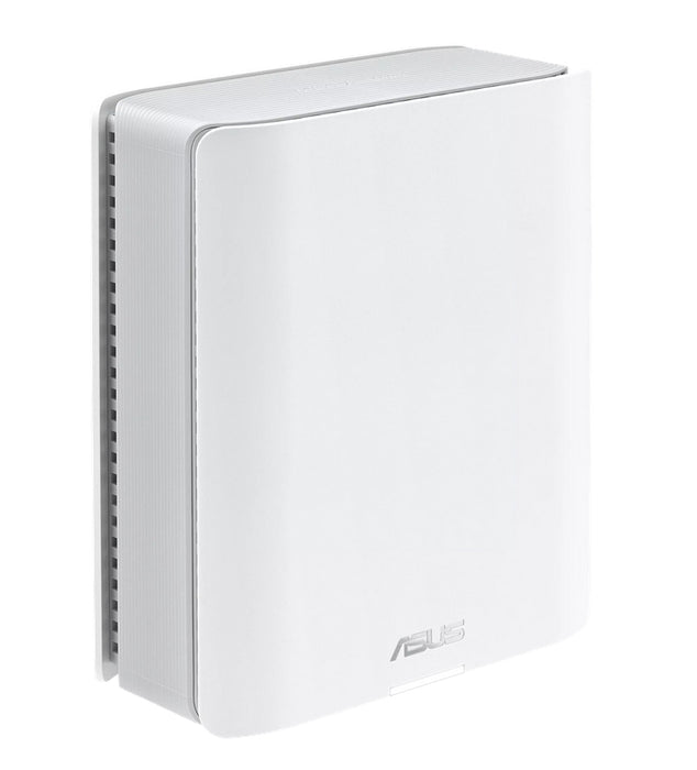 Asus Mesh WiFi система, ZenWiFi BT8 1PK, BE14000, Tri-Band, покритие до 280m2, Tri-Core 1.8GHz CPU, 128MB/1GB Flash/RAM, 2.5G dual-port, Smart Home Master SSIDs, AiProtection Pro, Adaptive QoS, VPN сървър/клиент, IPTV, OFDMA, AiMesh, бяло