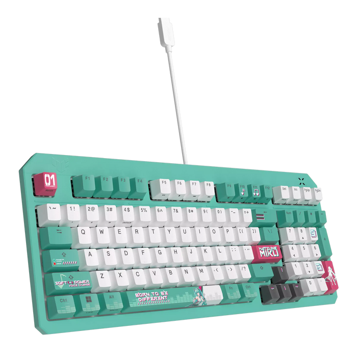 Геймърска клавиатура ASUS TUF Gaming K3 Gen II Hatsune Miku Edition - Optical Mechanical Switch