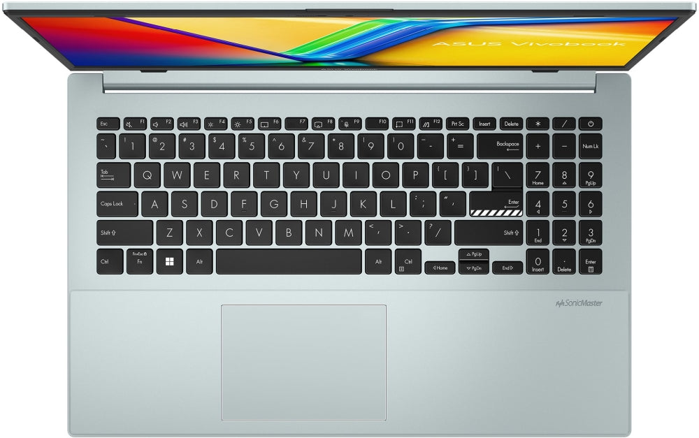 Asus Vivobook Go E1504FA-NJ311W AMD, Ryzen R5-7520U, 15.6" FHD (1920x1080), 16 GB (на bd) DDR5, 512 GB SSD, AMD Radeon Graphics, подсветка, клавиатура Chiclet Windows 11, сребрист