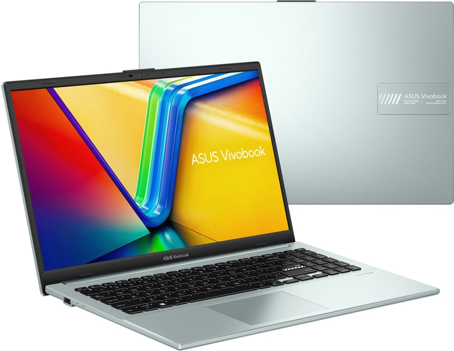 Asus Vivobook Go E1504FA-NJ311W AMD, Ryzen R5-7520U, 15.6" FHD (1920x1080), 16 GB (на bd) DDR5, 512 GB SSD, AMD Radeon Graphics, подсветка, клавиатура Chiclet Windows 11, сребрист