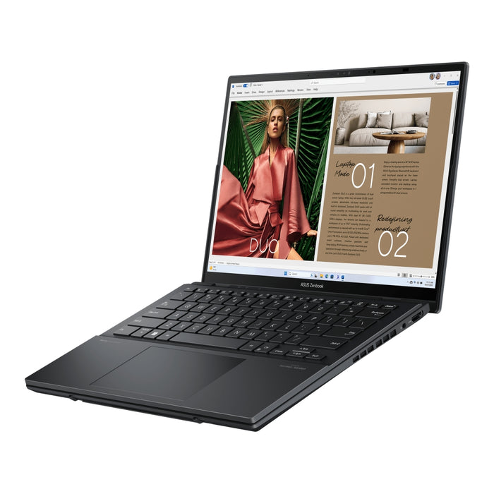 Asus ZenBook Duo 14 UX8406MA-PZ346X, Screen Pad Plus, Intel ULTRA 7 155H ,14" OLED, WQXGA+ ( 2880X1800 ) 16:10 Touch, 32GB LPDDR5X (на bd), 1TB SSD, Софт клавиатура, Windows11 Pro, СИВ
