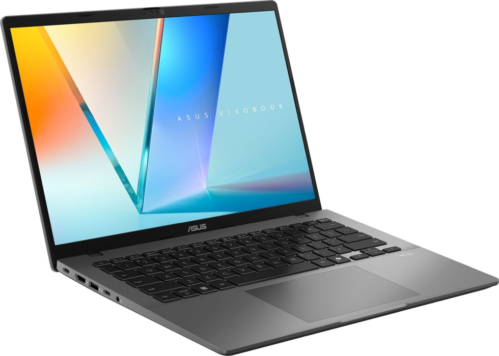 Asus Vivobook S M3407KA-SF030,AMD Ryzen 5 AI,14.0 OLED WUXGA(WU) 1920X1200 16:10 Bend+300nits отблясък DCI-P3:95% отблясък 60 Hz,16GB DDR5 (на BD),1TB SSD,подсветка Chiclet клавиатура с Num-key, No OS, Matt Grey, AI PC + раница