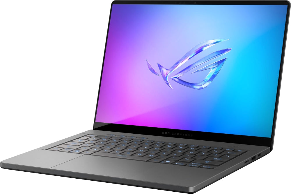 Asus ROG Zephyrus 14, GA403WR-QS092W, AMD Ryzen AI 9 HX 370 2.0GHz (36MB кеш, до 5.1GHz),14.0 OLED WQXGA+(WQ+) 2880*1800 16:10 400nits, 120 Hz,LPDDR5X 32GB (onbd), 1TB G4, RTX5070 Ti 12GB, Wi-Fi 7, Backlit Kbd 1-Zone RGB, Windows 11, сив
