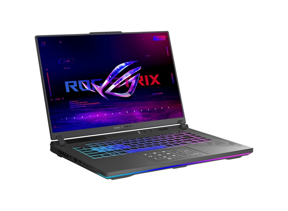 Asus Strix G16 G614PR-RV022W, AMD Ryzen 9 7945HX (64MB L3 кеш, до 5,2 GHz), 16.0 WUXGA 1920X1200 Anti-Glare, 165Hz, DDR5 32GB, 1TB, RTX5070 Ti 12GB, Wi-Fi 7 ,Клавиатура Chiclet с подсветка 4-зонова RGB, Wi-Fi 7 ,Клавиатура Chiclet с подсветка RGB, Widnows