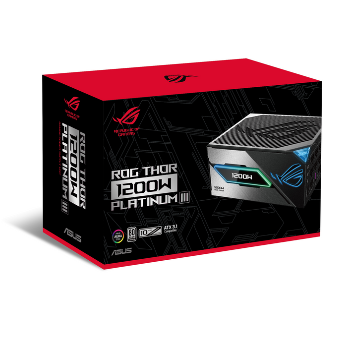 Захранващ блок ASUS ROG THOR III 1200W , 80+ Platinum PCIe 5.1, Fully Modular