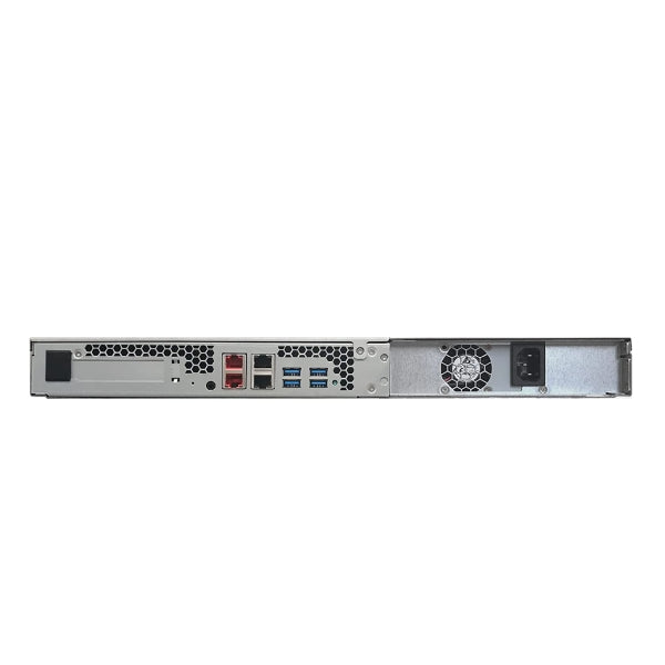 Asustor AS6504RS, 4bay NAS, Intel ATOM C3538 Quad-Core 2.1GHz, 8GB DDR4 SO-DIM (макс. 128G), GbE x 2, 2.5 GbE x 2, PCIe Gen3 (по 8 x1 - 4 връзка), USB 3.2 Gen 1 x 4, WoL, Sys Sleep Mode, AES-NI хардуер. encr., loc, Релсов комплект