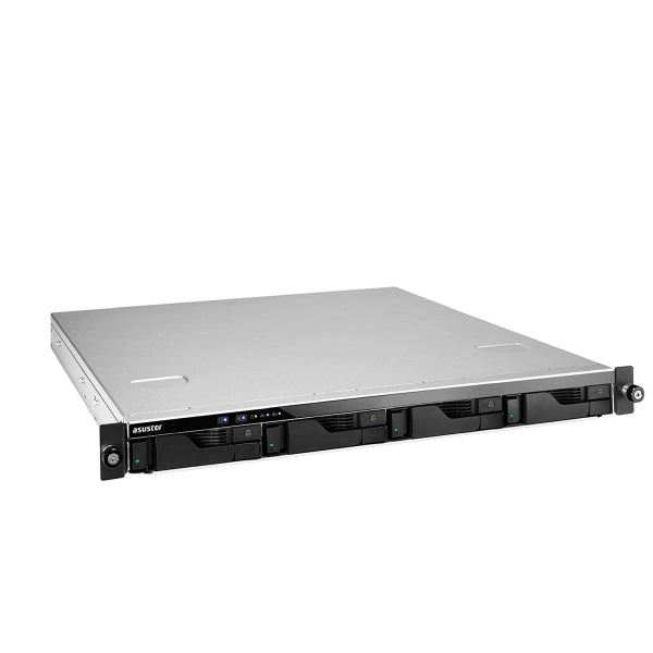 Asustor AS6504RS, 4bay NAS, Intel ATOM C3538 Quad-Core 2.1GHz, 8GB DDR4 SO-DIM (макс. 128G), GbE x 2, 2.5 GbE x 2, PCIe Gen3 (по 8 x1 - 4 връзка), USB 3.2 Gen 1 x 4, WoL, Sys Sleep Mode, AES-NI хардуер. encr., loc, Релсов комплект