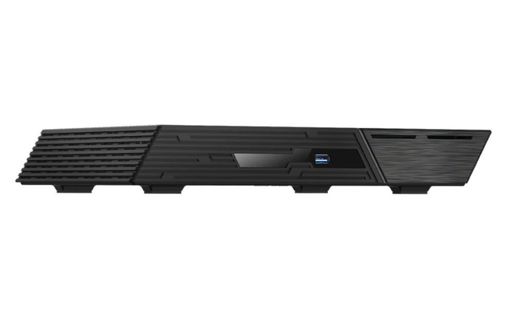 Asustor Flashstor 12 Pro FS6712X, 12 Bay NAS, Quad-Core 2.0GHz, 10GbE порт, 4GB RAM DDR4, дванадесет M.2 SSD слота (без диск), HDMI 2.0b+ инфрачервен приемник, черен